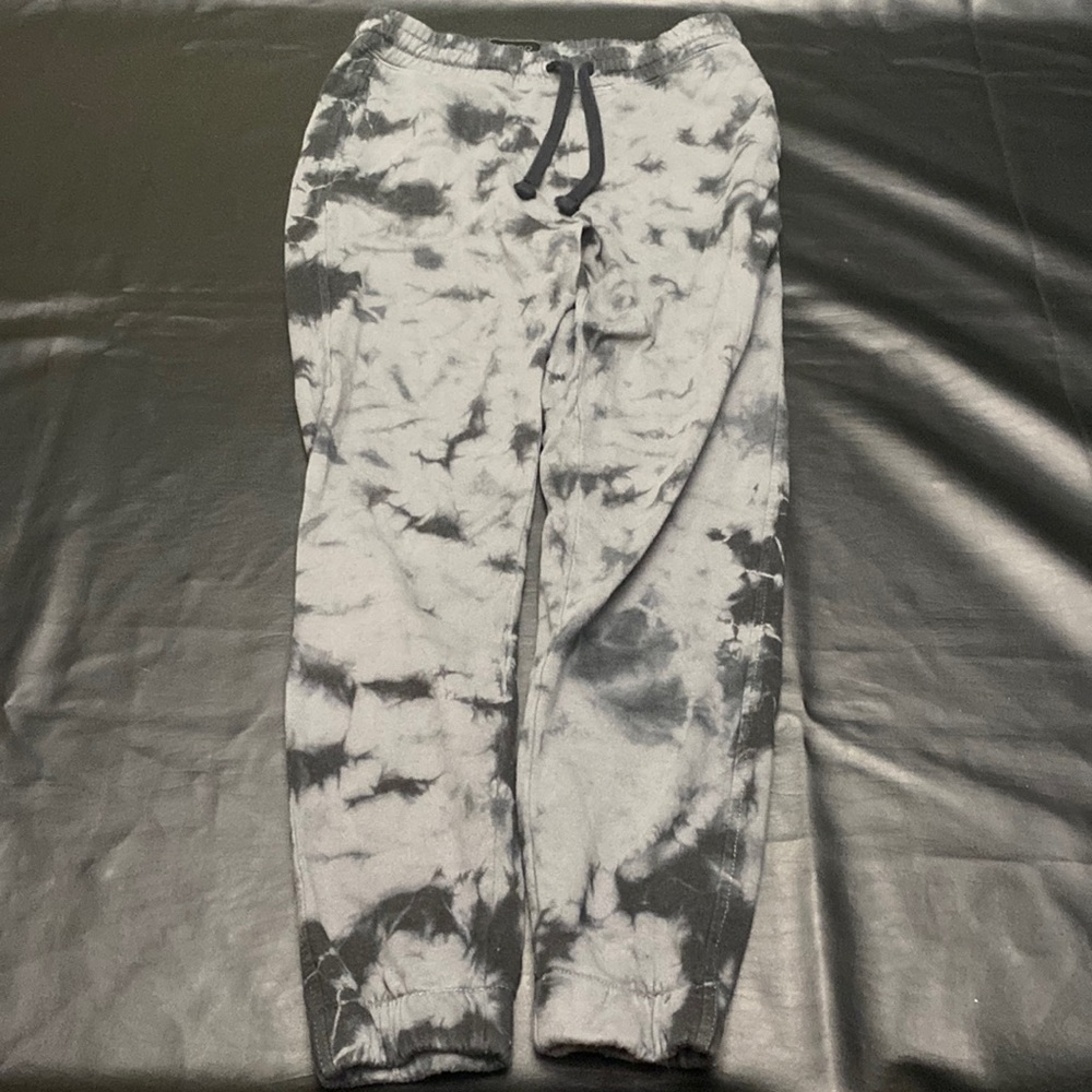 Valor: Mens small tie-dye sweat pants with draw string